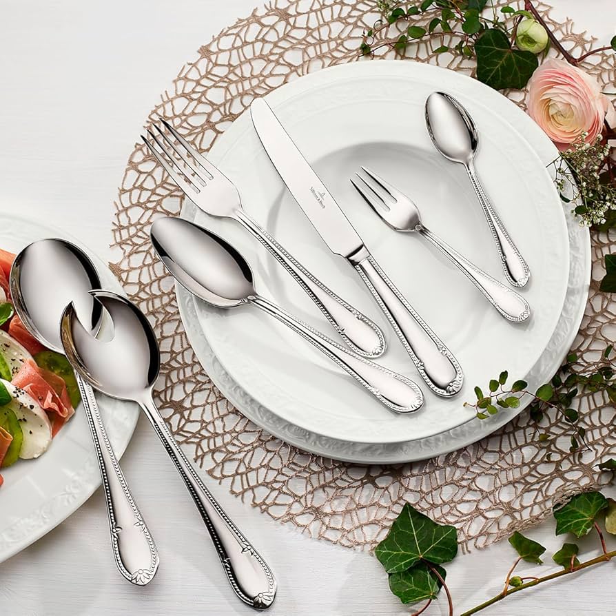 Amazon.com | Villeroy & Boch Mademoiselle 64 Piece Flatware
